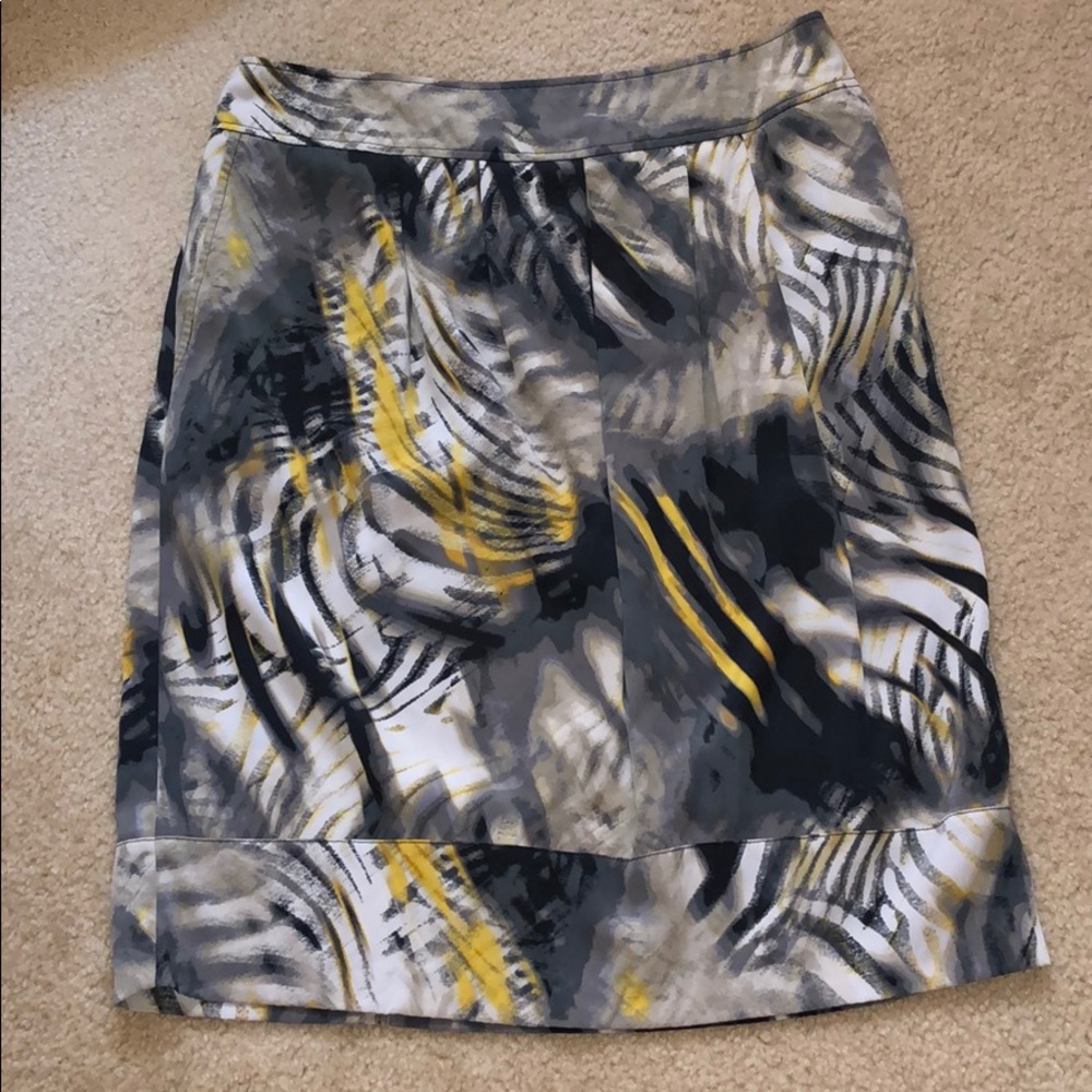 Pattern Midi Skirt - Size Large
